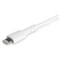 StarTech.com Cable USB-C a Lightning de 2 m, Certificado MFi, Blanco