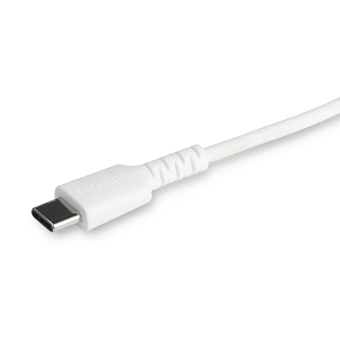 StarTech.com Cable USB-C a Lightning 2m Blanco MFi certificado RUSBCLTMM2MW - para iPhone/iPad - TPE reforzado con fibra de aramida - USB 2.0