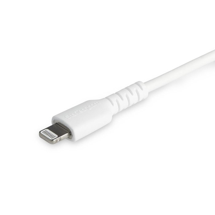 StarTech.com Cable USB-C a Lightning de 2 m, Certificado MFi, Blanco