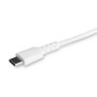 StarTech.com Cable USB-C a Lightning de 2 m, Certificado MFi, Blanco