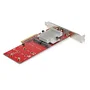 StarTech.com Adaptador PCIe Dual para 2 SSD M.2 NVMe/AHCI PEX8M2E2 Rojo