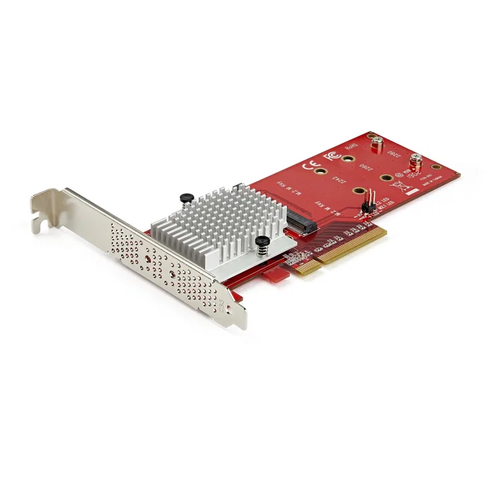 StarTech Adaptador Dual M.2 PCIe 3.0 para 2 SSD NVMe/AHCI PEX8M2E2