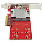 StarTech.com PEX8M2E2 x8 Dual M.2 PCIe SSD Adapter PCIe 3.0 PCI Express M.2 Netzwerkkarte