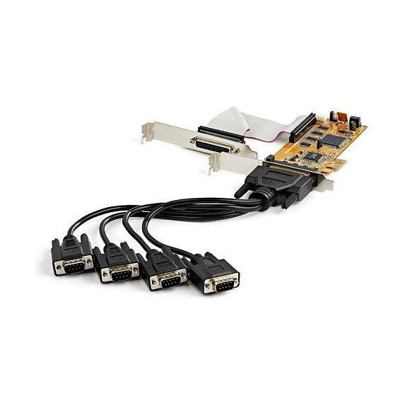 StarTech PEX8S1050LP Tarjeta Serial PCI Express de 8 Puertos RS-232 con UART 16550 - Compatible con Perfil Bajo (Low Profile) - Para Windows Server, Linux StarTech PEX8S1050LP Tarjeta Serial PCI Express de 8 Puertos RS-232 con UART 16550 - Compatible con Perfil Bajo (Low Profile) - Para Windows Server, Linux