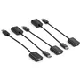 StarTech.com Adaptador de DisplayPort a VGA, 1920x1200 (Full HD), Negro, Paquete de 5
