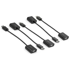 StarTech Adaptador DisplayPort a VGA Activo 1.2 - Resolución 1920x1200 / 1080p a 60Hz - Conecta Ordenador a Monitor VGA - Pack de 5 Unidades