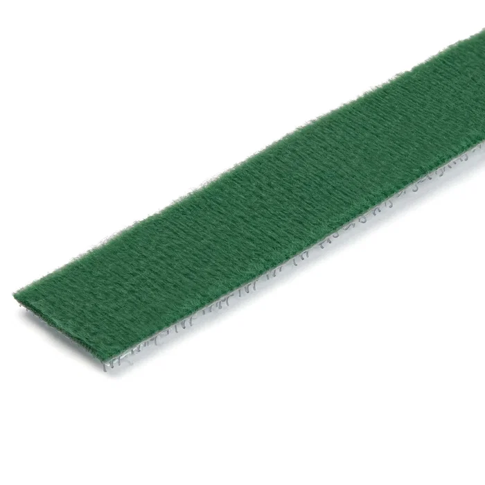 StarTech.com HKLP25GN Rollo de Cinta de Gancho y Lazo para Cableado, Nylon Verde, Ajustable y Reutilizable, 7.6m de Largo, 19mm de Ancho - 1 Pieza