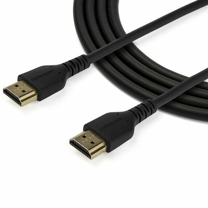 Cable HDMI Startech RHDMM2MP 4K Ultra HD (2 m) Negro Cable HDMI Startech RHDMM2MP 4K Ultra HD (2 m) Negro