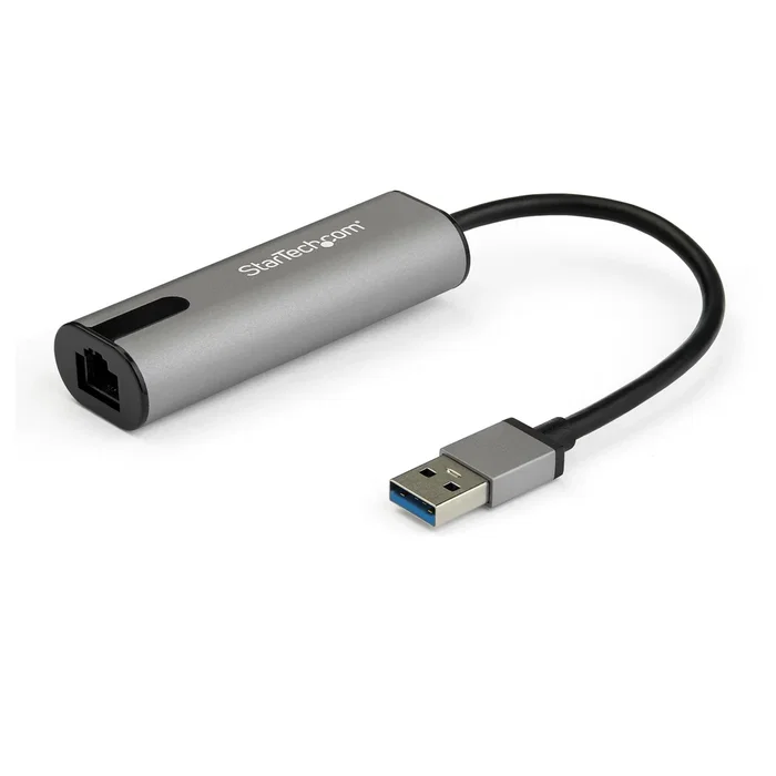 StarTech.com Adaptador de Red Ethernet USB-A a RJ45 2.5 Gigabit LAN US2GA30 - 2.5GBase-T Multi-Gigabit, 5000 Mbit/s, USB 3.0, Compatible con Windows, Mac, Linux