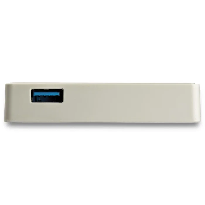 StarTech.com Adaptador de red USB-C a Gigabit Ethernet y USB-A, Blanco