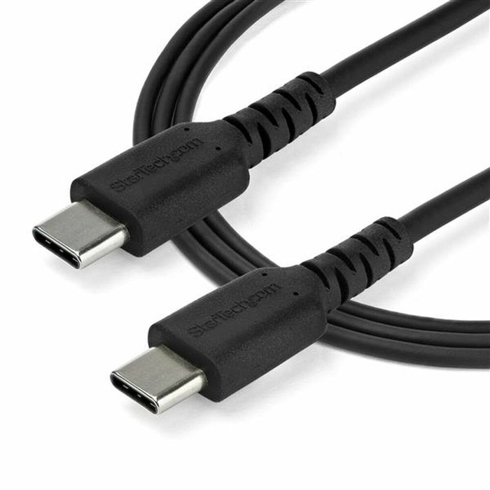 StarTech.com Cable USB-C a USB-C de 1m, 60W, Negro StarTech.com Cable USB-C a USB-C de 1m, 60W, Negro