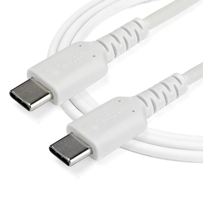 Cable USB C Startech RUSB2CC1MW Blanco 1 m