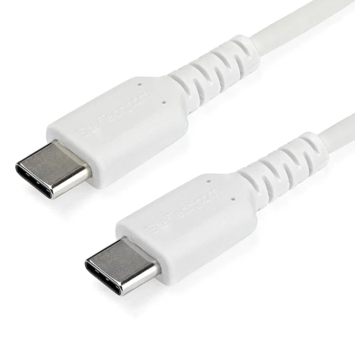 StarTech.com Cable USB C de Carga Rápida y Sincronización USB 2.0 Tipo C a USB C, 1m, 60W, Blanco StarTech.com Cable USB C de Carga Rápida y Sincronización USB 2.0 Tipo C a USB C, 1m, 60W, Blanco
