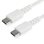 StarTech.com Cable USB-C a USB-C de 1m, Carga Rápida 60W, Blanco