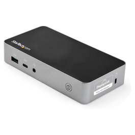 StarTech DOCK USB-C X2 HDMI DK30CHHPDEU Negro, Plata