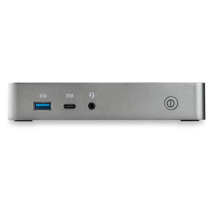StarTech Dock Station USB-C con 2 Puertos HDMI y Carga PD - Puerto USB-C a 2 HDMI, USB-A, Gigabit Ethernet