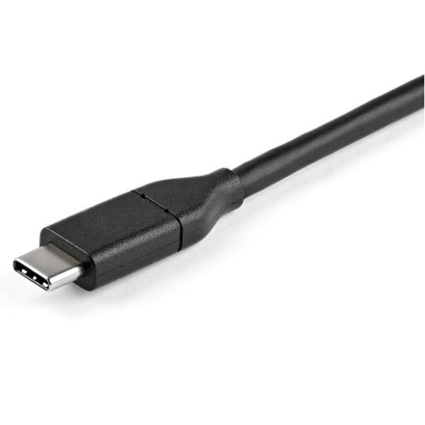 StarTech Cable USB-C a DisplayPort 1.2 Bidireccional 4K@60Hz, 1m, Negro - CDP2DP1M2NB