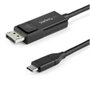 StarTech Cable USB-C a DisplayPort 1.2 Bidireccional 4K@60Hz, 1m, Negro - CDP2DP1M2NB