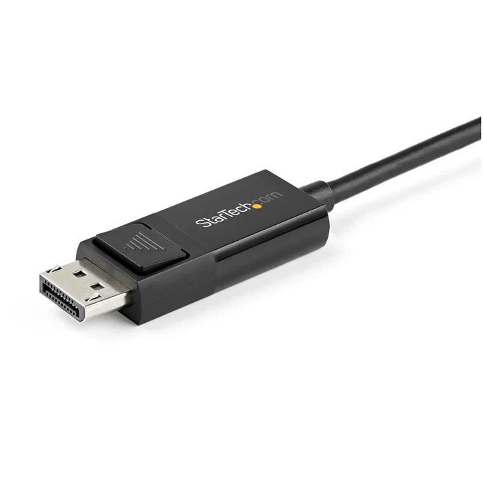 StarTech.com CDP2DP2MBD Cable Adaptador USB-C a DisplayPort 1.2 Bidireccional 2m - Negro, 4K 60Hz, HDR, 21.6Gbps, Compatible con Thunderbolt 3 StarTech.com CDP2DP2MBD Cable Adaptador USB-C a DisplayPort 1.2 Bidireccional 2m - Negro, 4K 60Hz, HDR, 21.6Gbps, Compatible con Thunderbolt 3