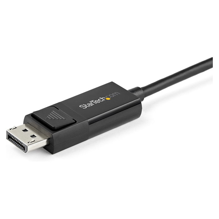 StarTech.com Cable USB-C a DisplayPort 1.2 Bidireccional de 2m, 4K 60Hz, Negro StarTech.com Cable USB-C a DisplayPort 1.2 Bidireccional de 2m, 4K 60Hz, Negro