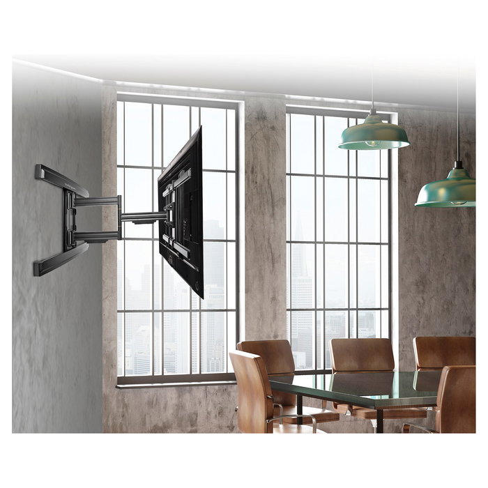 StarTech.com Soporte de Pared TV Movimiento Total hasta 80" (50 kg) 600x400 mm, Bajo Perfil, Inclinación y Giro, Negro StarTech.com Soporte de Pared TV Movimiento Total hasta 80" (50 kg) 600x400 mm, Bajo Perfil, Inclinación y Giro, Negro
