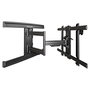 StarTech.com Soporte de Pared TV Movimiento Total hasta 80" (50 kg) 600x400 mm, Bajo Perfil, Inclinación y Giro, Negro