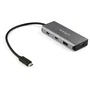 StarTech.com HB31C2A2CB Hub USB-C de 4 Puertos 2x USB-C + 2x USB-A 10Gbps USB 3.2 Gen 2 Alimentado por Bus Compatible con Thunderbolt 3, Windows, macOS, iPadOS para Portátil