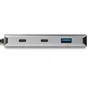 StarTech.com HB31C2A2CB Hub USB-C de 4 Puertos 2x USB-C + 2x USB-A 10Gbps USB 3.2 Gen 2 Alimentado por Bus Compatible con Thunderbolt 3, Windows, macOS, iPadOS para Portátil