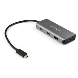StarTech Concentrador USB-C de 4 Puertos USB 3.2 Gen 2 de 10 Gbps - Hub para Computadora y Laptop