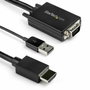 StarTech.com Cable Adaptador VGA a HDMI de 2m con Audio USB, 1080p