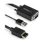 StarTech.com Cable Adaptador VGA a HDMI de 2m con Audio USB, 1080p