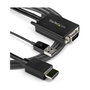 StarTech.com Cable Adaptador VGA a HDMI de 2m con Audio USB, 1080p