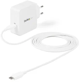 Startech Cargador de Pared USB-C 60W PD con Cable de 2m, Cargador Compacto Universal para Portátil, Compatible con Dell XPS/Lenovo