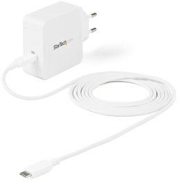 Startech Cargador de Pared USB-C 60W PD con Cable de 2m, Cargador Compacto Universal para Portátil, Compatible con Dell XPS/Lenovo