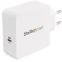 StarTech Cargador de Pared USB-C 60W PD con Cable de 2m Blanco