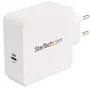 StarTech.com WCH1CEU Cargador de Pared USB-C 60W PD con Cable 2m, Compacto y Certificado USB-IF, Compatible con MacBook Pro, Dell XPS, Lenovo ThinkPad, Surface