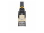 Startech Cable de red Ethernet Cat6a STP U/FTP 1.5m Negro con Conectores RJ45