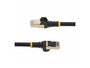 Startech Cable de red Ethernet Cat6a STP U/FTP 1.5m Negro con Conectores RJ45