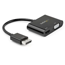 Startech Adaptador de DisplayPort a HDMI y VGA, 4K a 60Hz, Compatible con Mac y PC Windows
