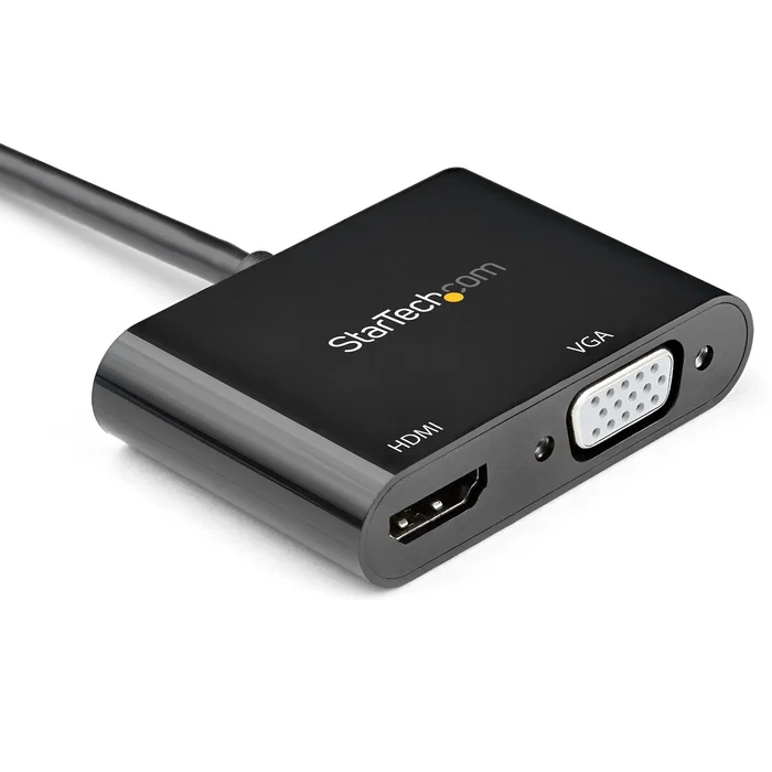 StarTech Adaptador DisplayPort a HDMI 4K 60Hz y VGA DP2VGAHD20