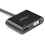 StarTech.com DP2VGAHD20 Adaptador DisplayPort a HDMI y VGA 4K 60Hz HDR para Mac, Windows, Chrome OS y Linux, Plug & Play, 2 en 1