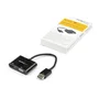 StarTech.com DP2VGAHD20 Adaptador DisplayPort a HDMI y VGA 4K 60Hz HDR para Mac, Windows, Chrome OS y Linux, Plug & Play, 2 en 1