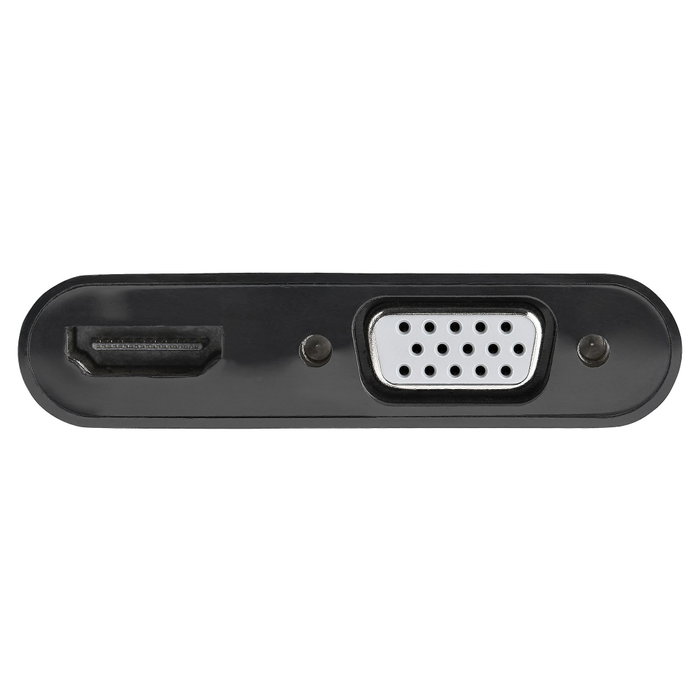 StarTech.com Adaptador DisplayPort a HDMI 4K 60Hz y VGA, Negro StarTech.com Adaptador DisplayPort a HDMI 4K 60Hz y VGA, Negro