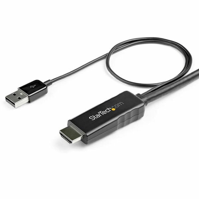 Adaptador DisplayPort a HDMI Startech HD2DPMM3M 3 m Negro Adaptador DisplayPort a HDMI Startech HD2DPMM3M 3 m Negro