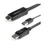 StarTech.com Cable HDMI a DisplayPort 3m Activo - 4K 30Hz, Alimentación USB