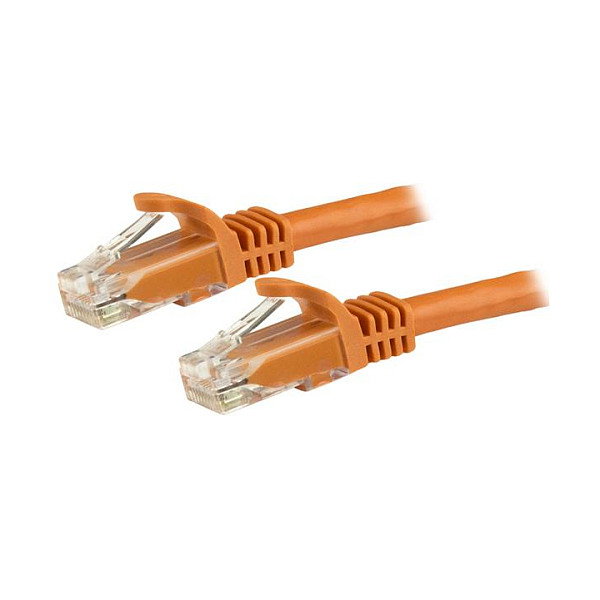 StarTech.com Cable Ethernet Cat6 de 1,5m Naranja RJ-45 Snagless