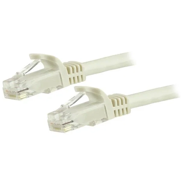 StarTech.com Cable de Red Cat6 Ethernet 1,5m Blanco - RJ45 sin Enganches 24AWG StarTech.com Cable de Red Cat6 Ethernet 1,5m Blanco - RJ45 sin Enganches 24AWG