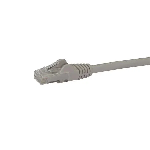StarTech.com Cable de Red Cat6 7.5m Gris U/UTP 100% Cobre AWG24 Snagless - Conectores RJ45 Chapados en Oro - Certificado ETL - Modelo N6PATC750CMGR