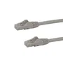 StarTech.com Cable de Red Cat6 7.5m Gris U/UTP 100% Cobre AWG24 Snagless - Conectores RJ45 Chapados en Oro - Certificado ETL - Modelo N6PATC750CMGR