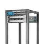 Startech Rack de marco abierto 15U de 4 columnas con profundidad ajustable